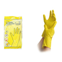 MaiMed Haushalts-und Garten handschuhe gelb robust