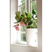 brussels diamond rund hoch 32cm  weiss