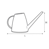 brussels giesskanne 1,8ltr  weiss